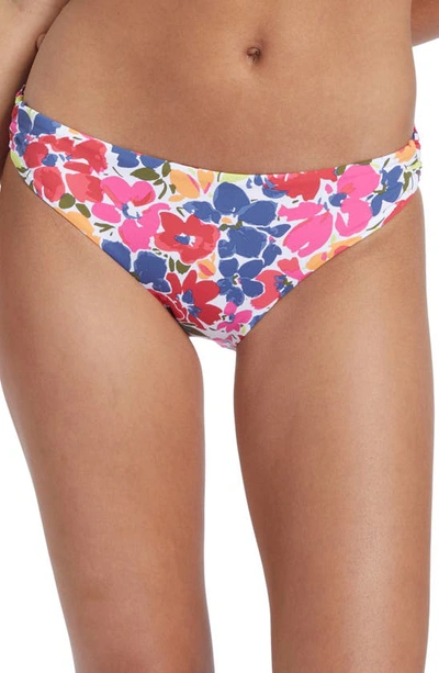 Shop Roxy Beach Classics Hipster Bikini Bottoms In Bloomin Babe