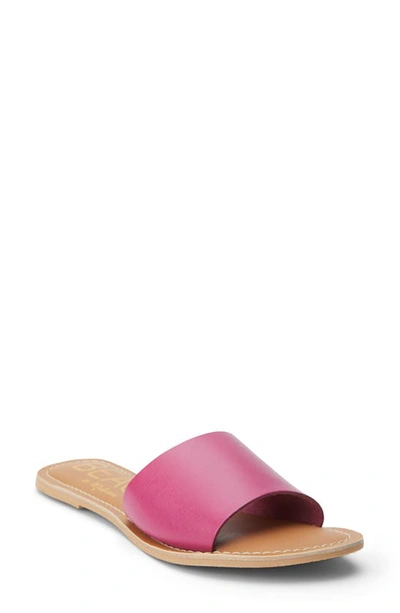 Shop Beach By Matisse Coconuts By Matisse Cabana Slide Sandal In Fuchsia