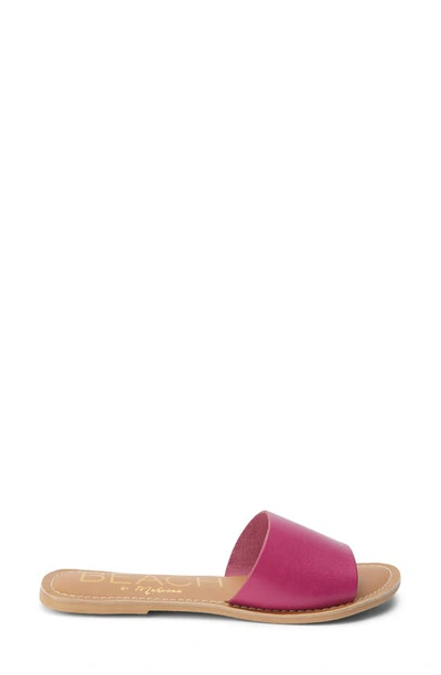 Beach By Matisse Coconuts By Matisse Cabana Slide Sandal In Fuchsia