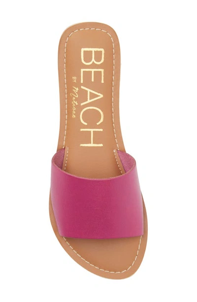 Shop Beach By Matisse Coconuts By Matisse Cabana Slide Sandal In Fuchsia