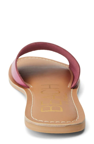 Shop Beach By Matisse Coconuts By Matisse Cabana Slide Sandal In Fuchsia