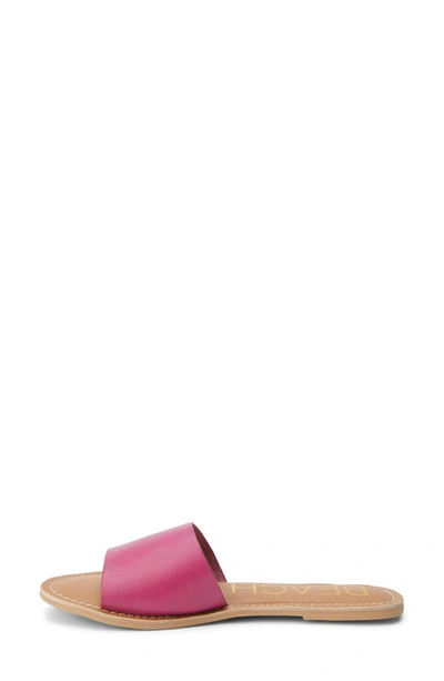Beach By Matisse Coconuts By Matisse Cabana Slide Sandal In Fuchsia