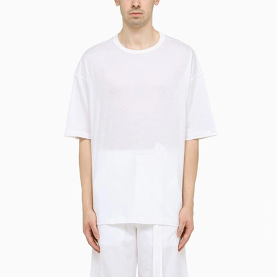 Shop Ann Demeulemeester | White Oversize T-shirt