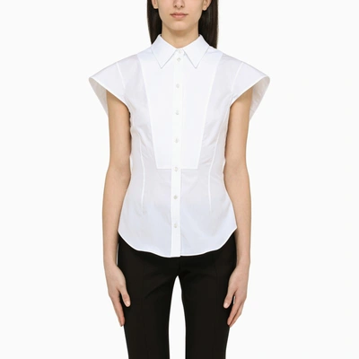 Shop Alexander Mcqueen | White Structured Shirt