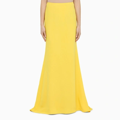 Shop Valentino | Yellow Flared Skirt