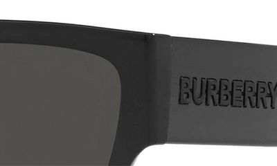 Shop Burberry Micah 58mm Square Sunglasses In Black