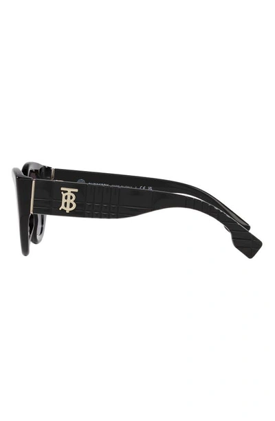 Shop Burberry Briar 47mm Gradient Small Phantos Sunglasses In Black