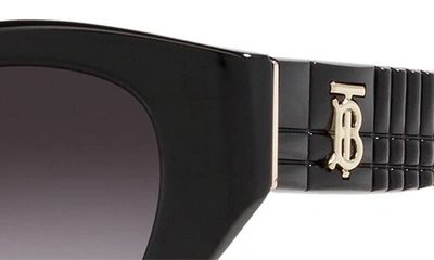 Shop Burberry Briar 47mm Gradient Small Phantos Sunglasses In Black