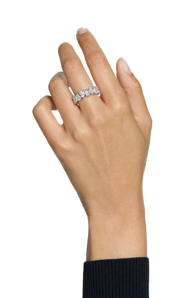 Swarovski Vittore Pear Shape Crystal Band Ring In Clear