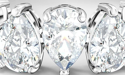 Swarovski Vittore Pear Shape Crystal Band Ring In Clear