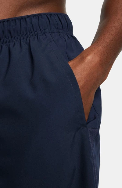 Shop Nike Dri-fit Challenger Unlined Athletic Shorts In Obsidian/ Black/ Silver