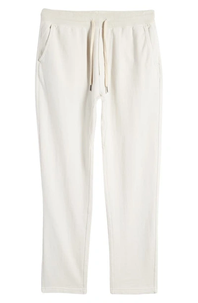 Shop Buck Mason Brushed Loopback Trousers In Natural