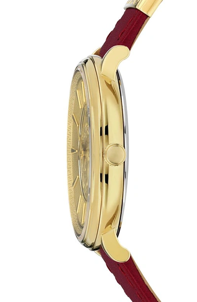 Shop Versace V-circle Medusa Bracelet Watch, 38mm In Ip Yellow Gold