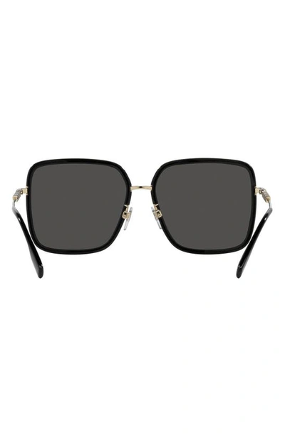 Shop Burberry Benedict 59mm Pilot Sunglasses In Black