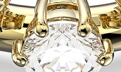 Swarovski Women's Constella 2-piece Goldtone-plated & Crystal Ring Set In White