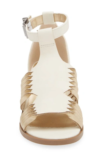 Shop Vince Camuto Kids' Block Heel Sandal In Ivory