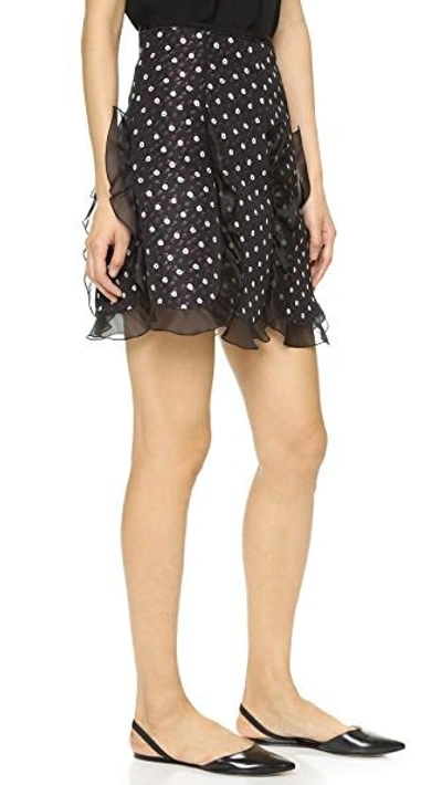 Shop Giambattista Valli Skirt In Black/white