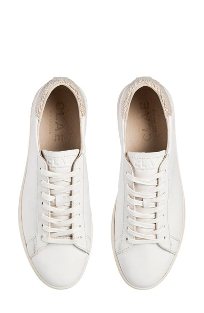 Shop Clae Bradley Sneaker In Off-white Vanilla Terry