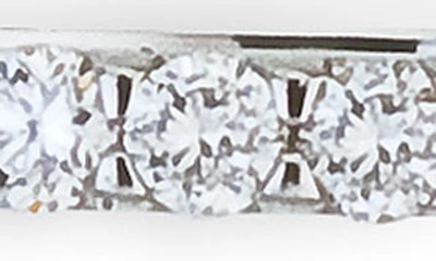 Shop Roberto Coin Small Diamond Hoop Earrings In Wg