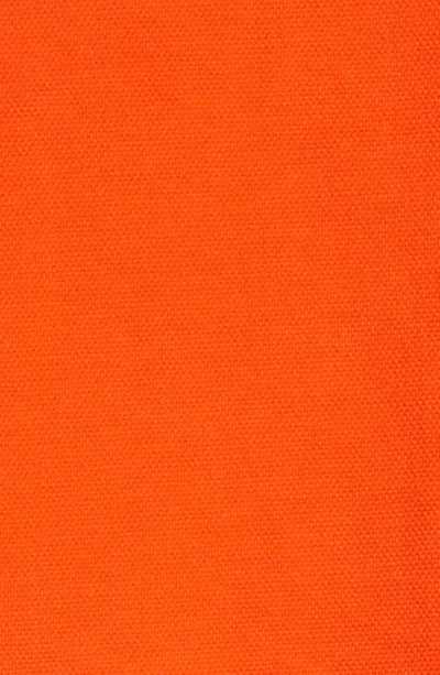 Shop Bottega Veneta Tonal Logo Cotton Piqué Polo In 7582 Orange