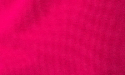 Maceoo Mozartsolidskull Fuchsia Piqué Button-down Polo In Pink