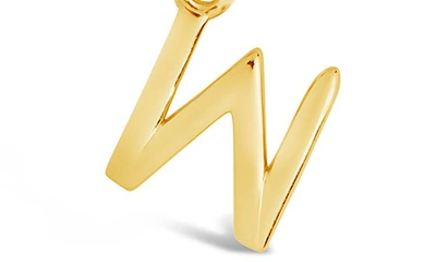 Sterling Forever 14k Gold Plated Sterling Silver Initial Necklace In Gold-w