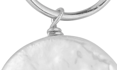 Sphera Milano Sterling Silver & Mother Of Pearl Pendant Necklace In Silver