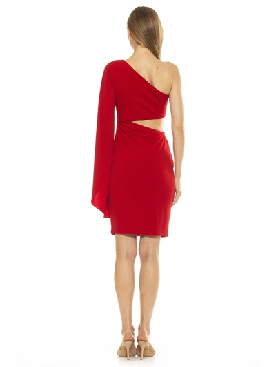 Alexia Admor Reese One Shoulder Dress In Multi