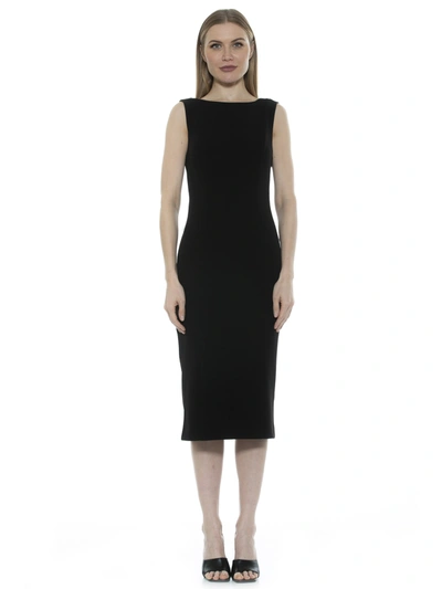 Alexia Admor Penny Midi Dress In Black