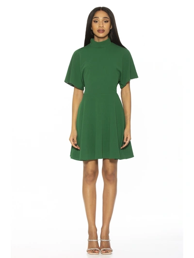 Shop Alexia Admor Autumn Dress In Green