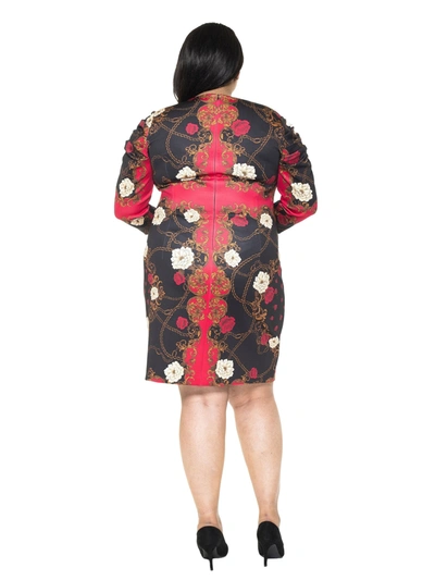 Shop Alexia Admor Elizabeth Dress - Plus Size In Multi