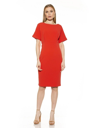 Shop Alexia Admor Jacqueline Midi Dress In Orange