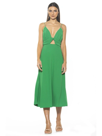 Shop Alexia Admor Camila Midi Dress In Green