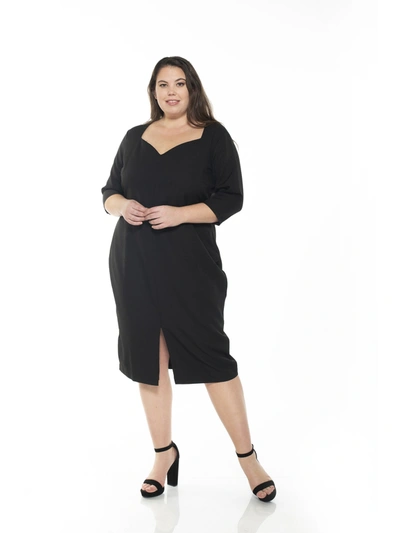 Shop Alexia Admor Michelle Dress - Plus Size In Black