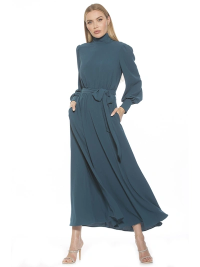 Shop Alexia Admor Isaliah Maxi Dress In Blue