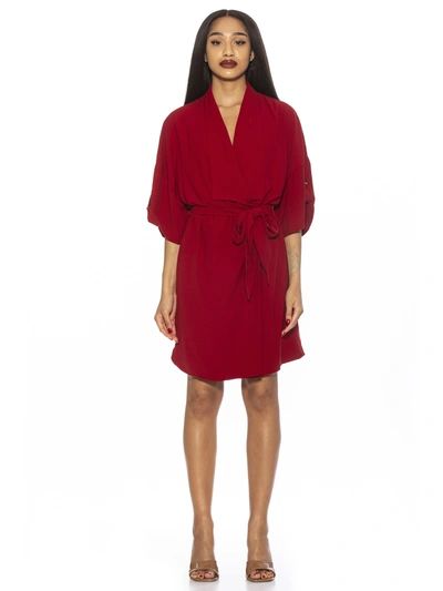 Shop Alexia Admor June Wrap Dress In Red