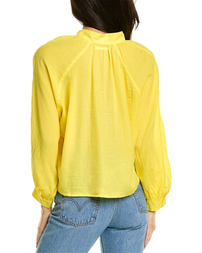 Shop Mother The Sunburst Top In Yellow
