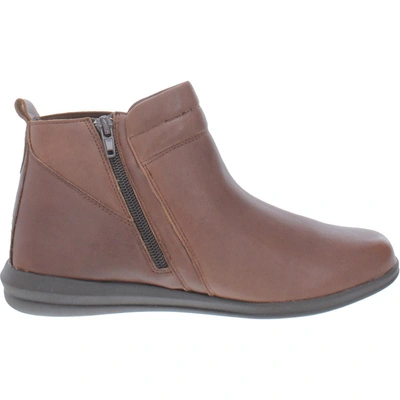 Shop David Tate Cactus Womens Leather Ankle Booties In Brown