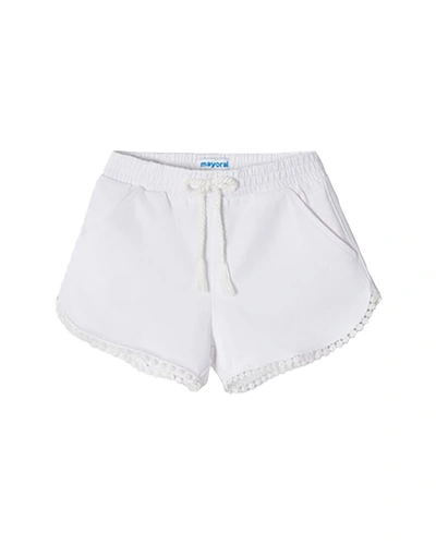 Shop Mayoral Chenille Short In White