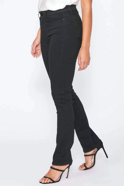 Shop Paige Hoxton Straight Jean In Black Shadow