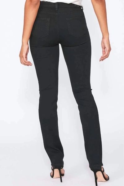 Shop Paige Hoxton Straight Jean In Black Shadow
