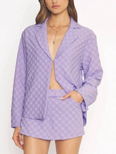 Shop 4si3nna Cosmo Top In Lavender In Purple