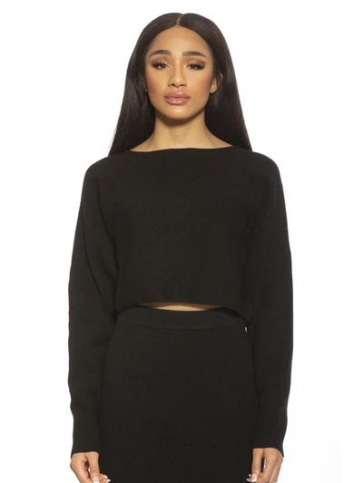 Shop Alexia Admor Kenzie Sweater In Black