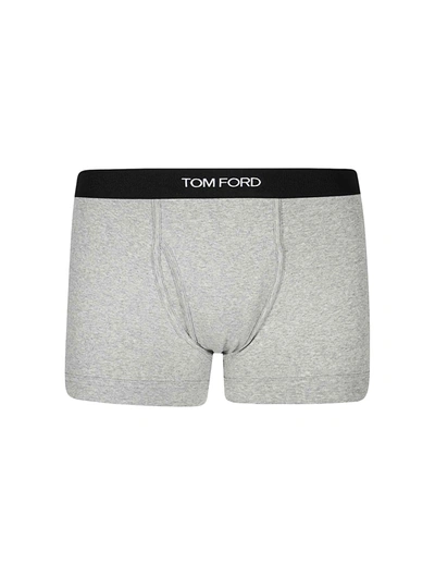 Shop Tom Ford Boxer Bi-pack In Grey