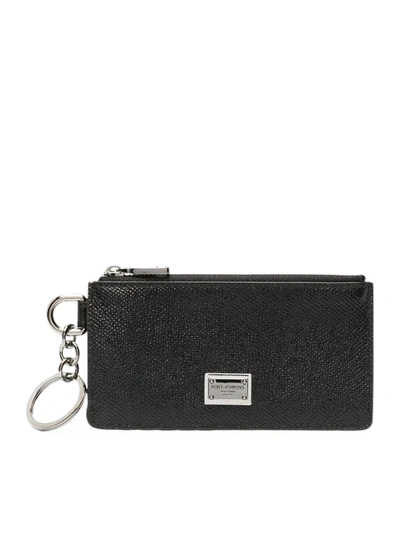 Shop Dolce & Gabbana Card Holder In Black