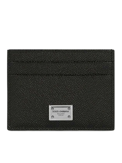 Shop Dolce & Gabbana Card Holder In Black