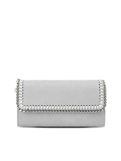 Shop Stella Mccartney Continental Wallet In Grey