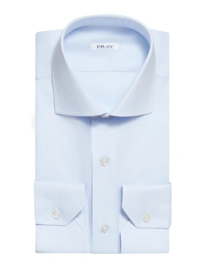 Fray Cotton Shirt In Nude & Neutrals