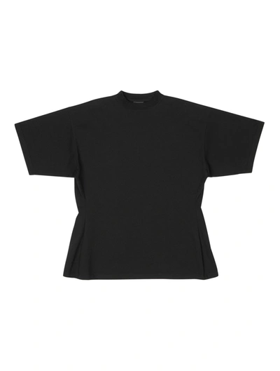 Shop Balenciaga Hourglass Bb T-shirt In Black