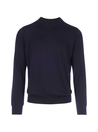 Shop Nome Knit Crew Neck In Blue